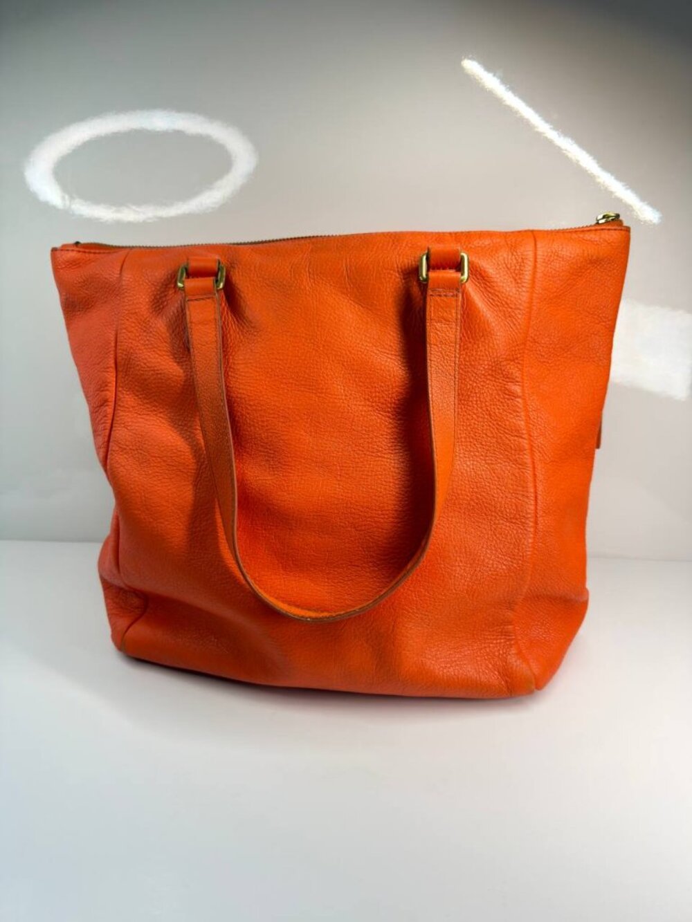 Marc Jacobs Leather Tote Bag – Orange - Picture 8 of 14